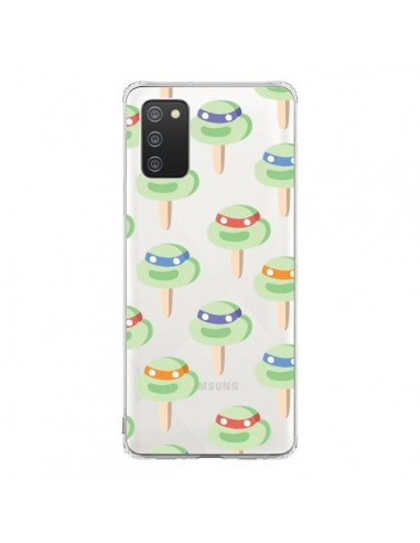 Coque Samsung A02S Tortues Ninja Tortle Transparente - Claudia Ramos