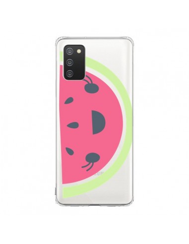 Coque Samsung A02S Pasteque Watermelon Fruit Transparente - Claudia Ramos