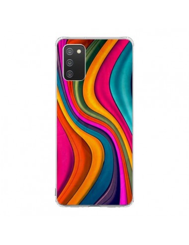 Coque Samsung A02S Love Color Vagues - Danny Ivan