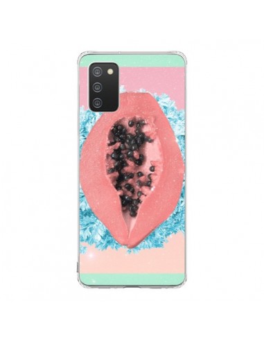 Coque Samsung A02S Papaya Rocks Fruit - Danny Ivan