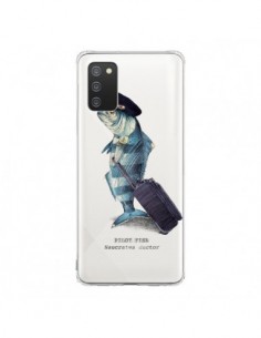 Coque Samsung A02S Pilot Fish Poisson Pilote Transparente...