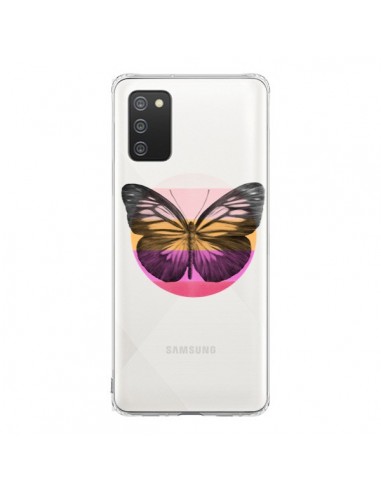 Coque Samsung A02S Papillon Butterfly Transparente - Eric Fan