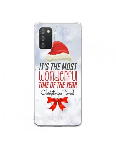 Coque Samsung A02S Joyeux Noël - Eleaxart