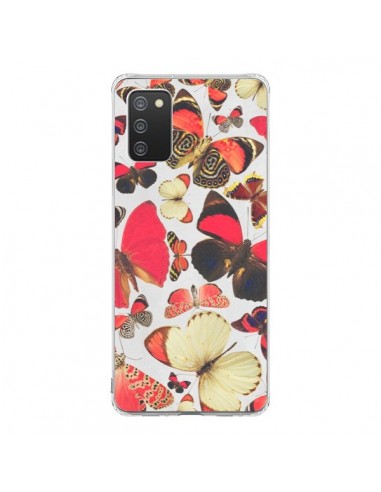 Coque Samsung A02S Papillons - Eleaxart