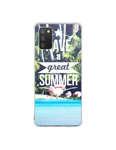 Coque Samsung A02S Have a Great Summer Eté - Eleaxart