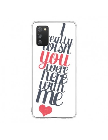 Coque Samsung A02S Here with me - Eleaxart