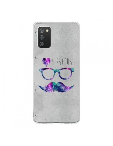 Coque Samsung A02S I Love Hipsters - Eleaxart