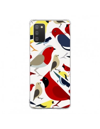 Coque Samsung A02S Oiseaux Birds - Eleaxart