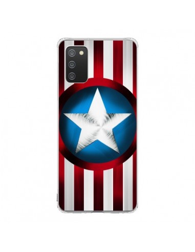 Coque Samsung A02S Captain America Great Defender - Eleaxart