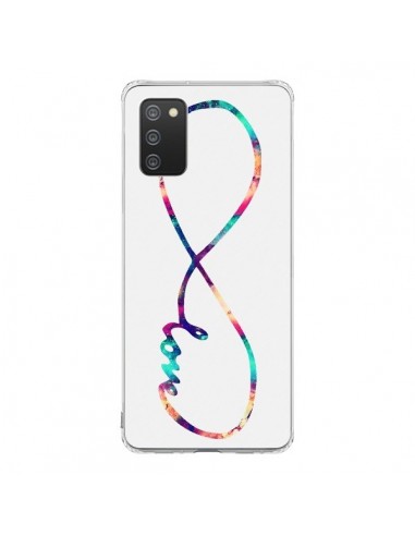 Coque Samsung A02S Love Forever Infini Couleur - Eleaxart