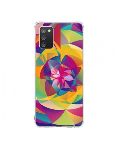 Coque Samsung A02S Acid Blossom Fleur - Eleaxart