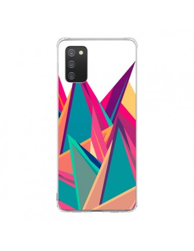 Coque Samsung A02S Triangles Intensive Pic Azteque - Eleaxart
