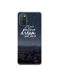 Coque Samsung A02S Think believe dream and dare Pensée...