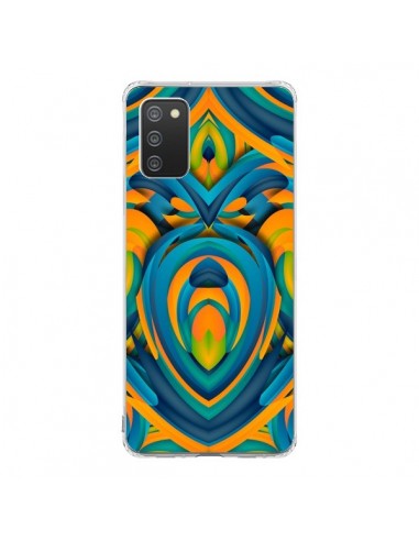 Coque Samsung A02S Cross Heart Azteque Coeur - Eleaxart