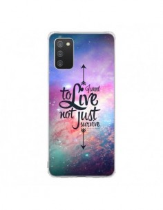 Coque Samsung A02S I want to live Je veux vivre - Eleaxart
