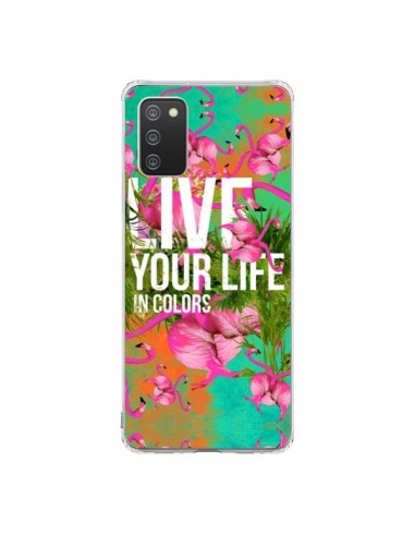 Coque Samsung A02S Live your Life - Eleaxart