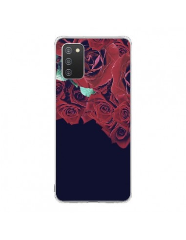 Coque Samsung A02S Roses - Eleaxart