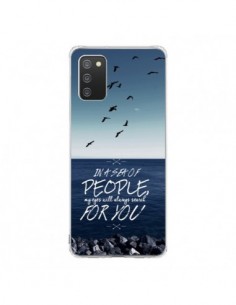 Coque Samsung A02S Sea Mer Plage - Eleaxart