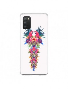 Coque Samsung A02S Parrot Kingdom Royaume Perroquet -...