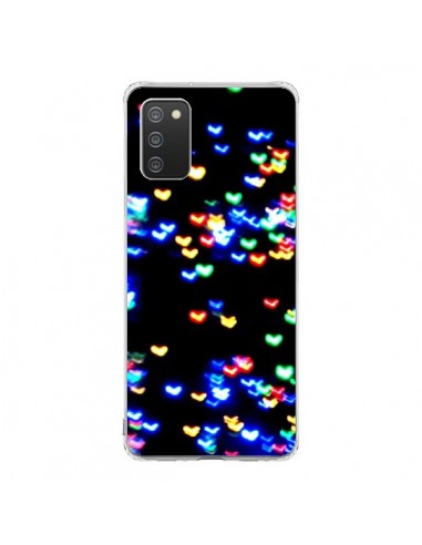 Coque Samsung A02S Heart Coeurs Muticolores -  Léa Clément