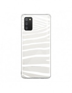 Coque Samsung A02S Zebre Zebra Blanc Transparente -...