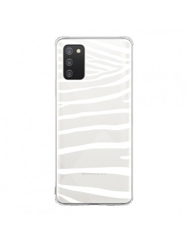 Coque Samsung A02S Zebre Zebra Blanc Transparente - Project M