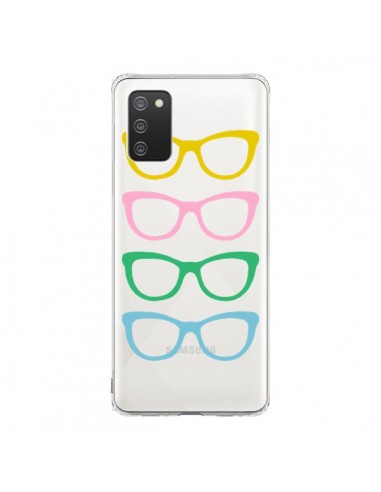 Coque Samsung A02S Sunglasses Lunettes Soleil Couleur Transparente - Project M