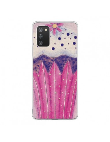 Coque Samsung A02S Cupcake Rose - Irene Sneddon