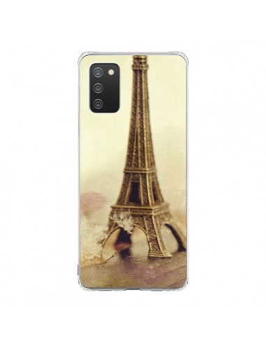 Coque Samsung A02S Tour Eiffel Vintage - Irene Sneddon