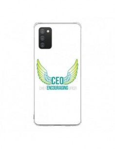 Coque Samsung A02S CEO Chief Encouraging Officer Vert -...