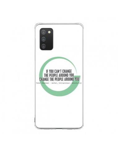 Coque Samsung A02S Peter Shankman, Changing People - Shop Gasoline