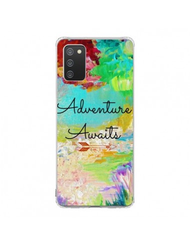 Coque Samsung A02S Adventure Awaits Fleurs - Ebi Emporium