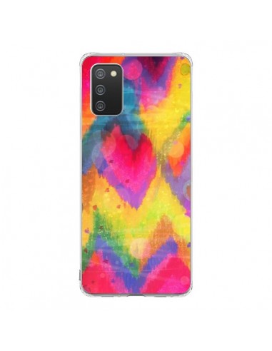 Coque Samsung A02S Coeur Tribal - Ebi Emporium