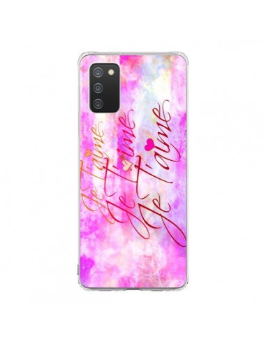 Coque Samsung A02S Je t'aime I Love You - Ebi Emporium