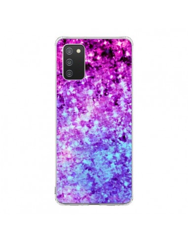 Coque Samsung A02S Radiant Orchid Galaxy Paillettes - Ebi Emporium