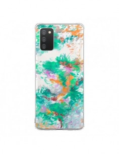 Coque Samsung A02S Mermaid Sirene Fleur Flower...