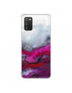 Coque Samsung A02S Winter Waves Vagues Hiver Transparente...