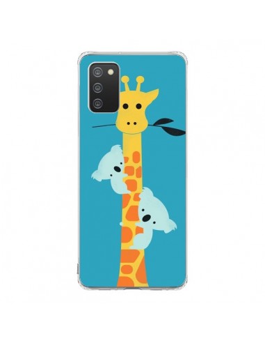 Coque Samsung A02S Koala Girafe Arbre - Jay Fleck