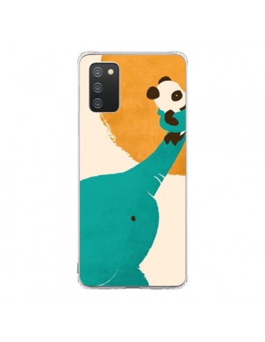 Coque Samsung A02S Elephant Help Panda - Jay Fleck