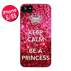 Coque Keep Calm and Be A Princess pour iPhone 5