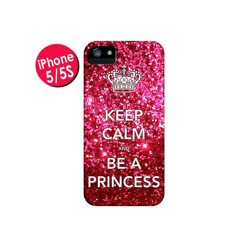 Coque Keep Calm and Be A Princess pour iPhone 5