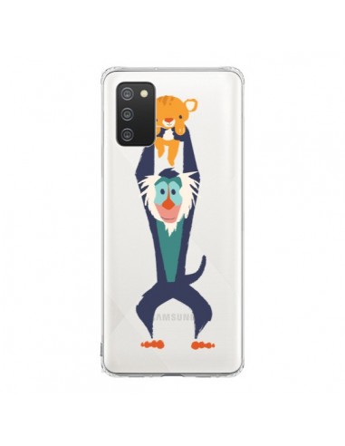 Coque Samsung A02S Futur Roi Lion King Rafiki Transparente - Jay Fleck