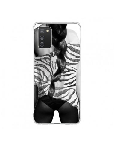 Coque Samsung A02S Femme Zebre - Jenny Liz Rome