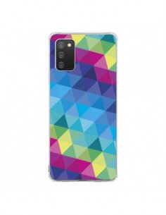 Coque Samsung A02S Azteque Gheo Bleu - Javier Martinez