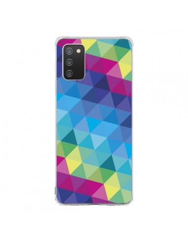 Coque Samsung A02S Azteque Gheo Bleu - Javier Martinez