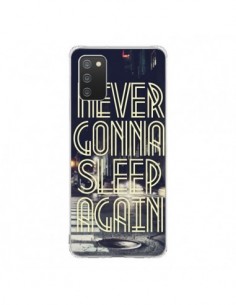 Coque Samsung A02S Never Gonna Sleep New York City -...