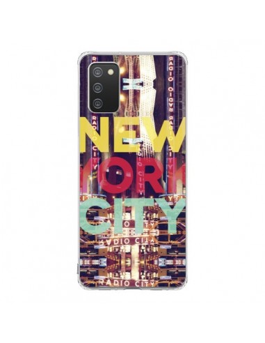 Coque Samsung A02S New York City Buildings - Javier Martinez