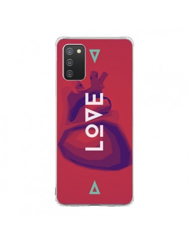 Coque Samsung A02S Love Coeur Triangle Amour - Javier Martinez