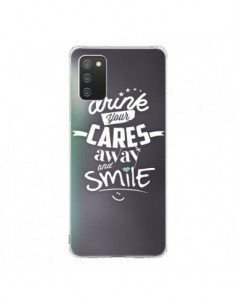 Coque Samsung A02S Drink Gris - Javier Martinez