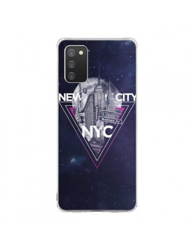 Coque Samsung A02S New York City Triangle Rose - Javier Martinez